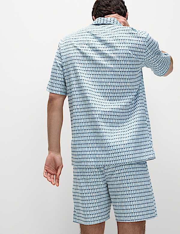 Pyjamaset van zuiver katoen met print - NL