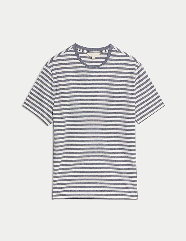 Pure Cotton Striped T-Shirt - ID