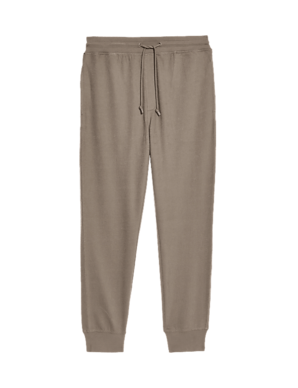 Pure Cotton Textured Joggers
