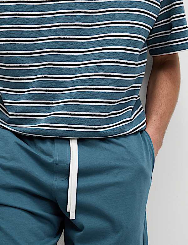 Pure Cotton Striped #1 Dad Pyjama Set