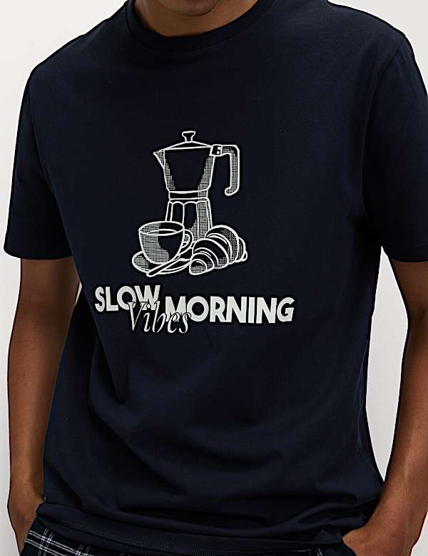 Pure Cotton Slow Morning Loungewear Top - CZ