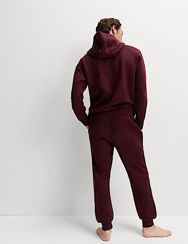 Cotton Rich Quilted Hoodie