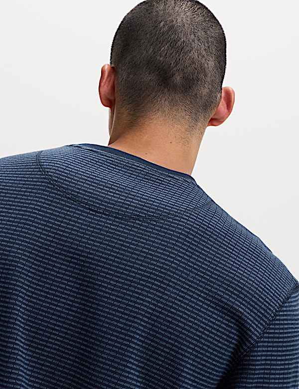 Pure Cotton Textured Loungewear Top - CA