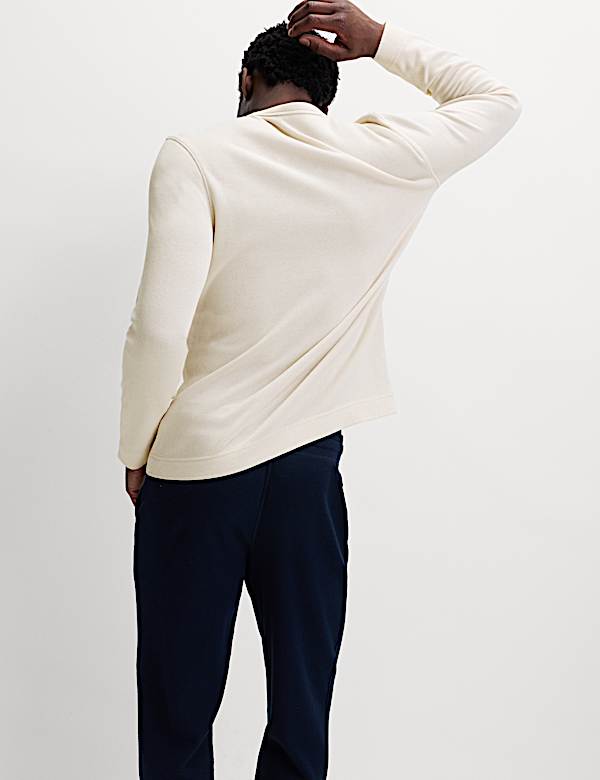 Cotton Rich Henley Loungewear Top