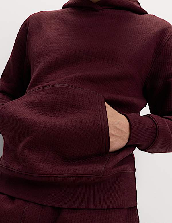 Cotton Rich Quilted Ribbed Joggers