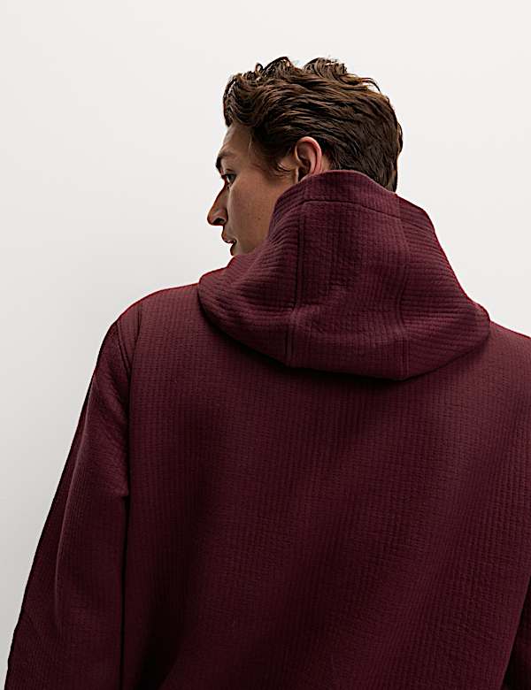 Cotton Rich Quilted Ribbed Joggers