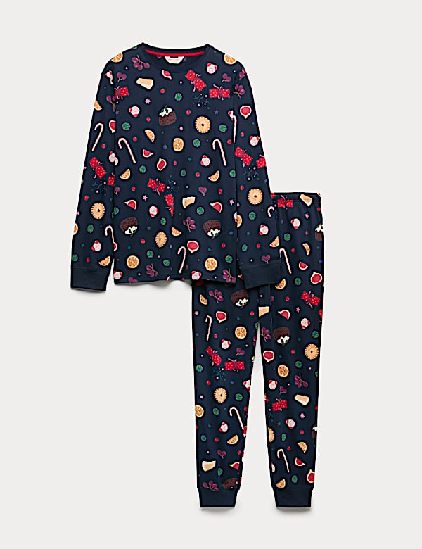 Pure Cotton Christmas Food Pyjama Set - PL