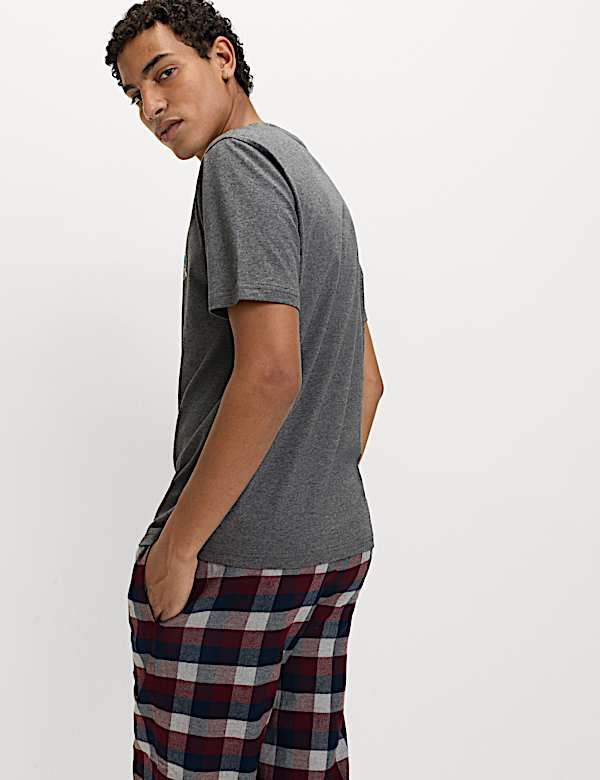 Pure Cotton Ho Ho Ho Loungewear Top - GR