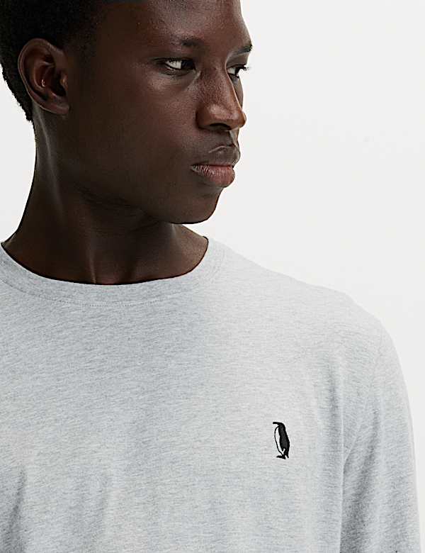 Pyjama van zuiver katoen met pinguïnprint - NL