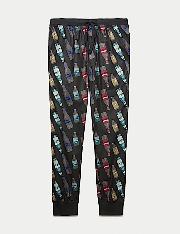 Beer Print Joggers - CN