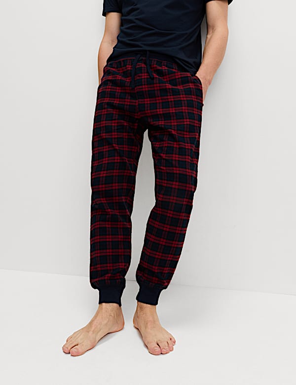 Pyjamabroek met ruitmotief - NL