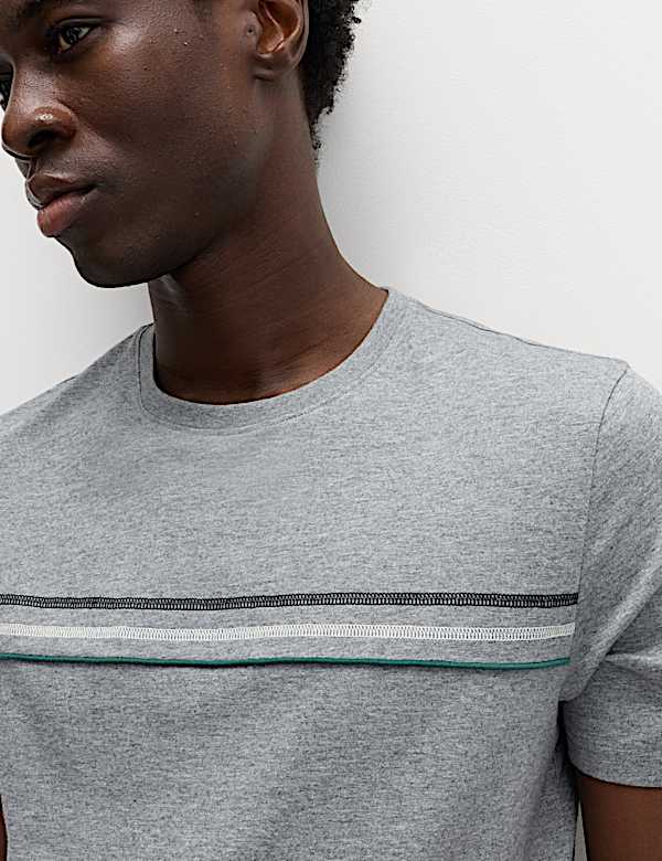 Gestreept pyjamashirt van puur katoen - BE