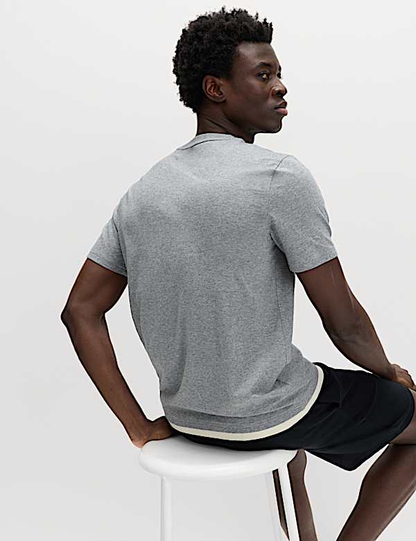 Gestreept pyjamashirt van puur katoen - BE