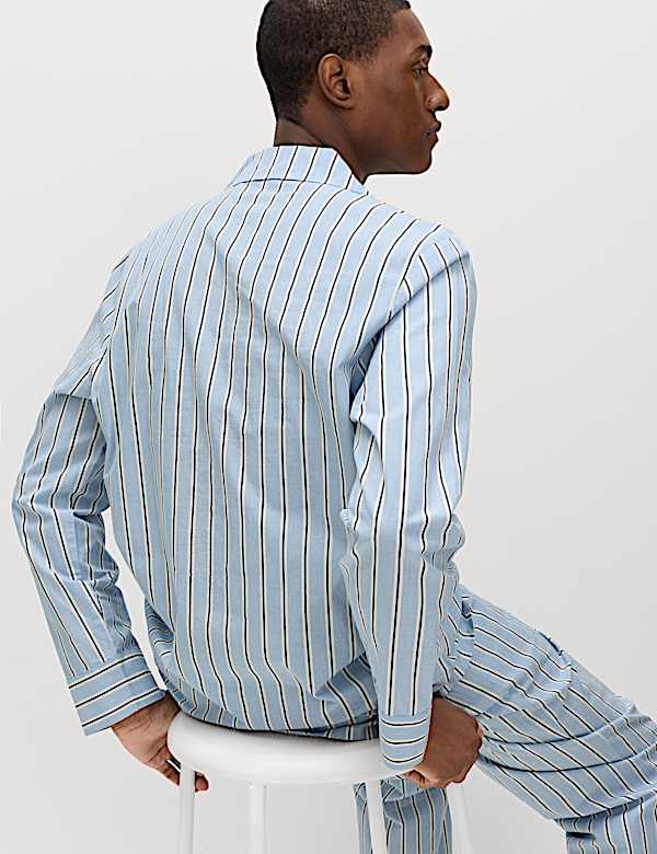 Pure Cotton Striped Pyjama Top - IL