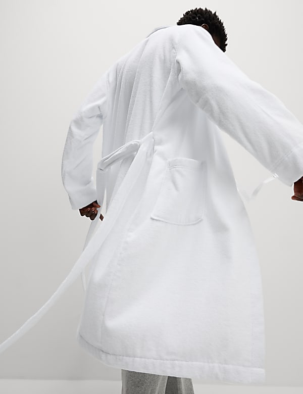 Pure Cotton Towelling Dressing Gown - KR