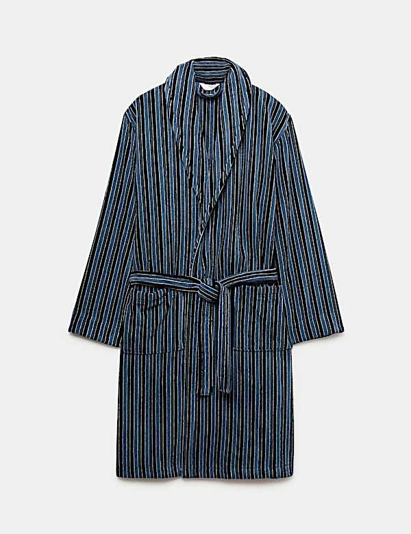 Pure Cotton Towelling Dressing Gown - EE
