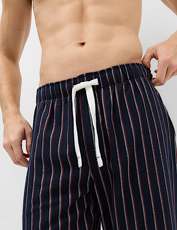 Pure Cotton Striped Pyjama Bottoms - JP
