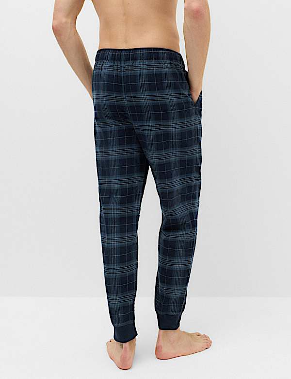 Pure Cotton Checked Jogger - NZ
