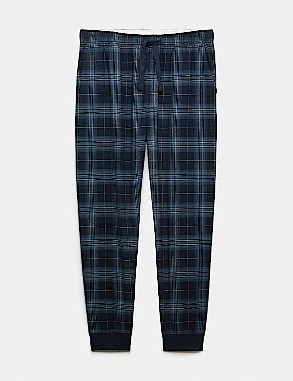 Pure Cotton Checked Jogger - NZ