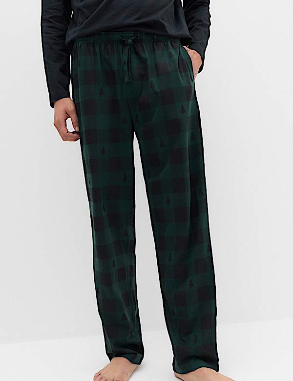 Pure Cotton Checked Pyjama Set - NZ