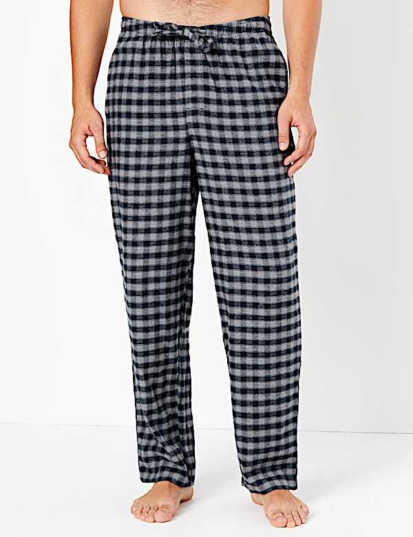 Brushed Cotton Checked Pyjama Set