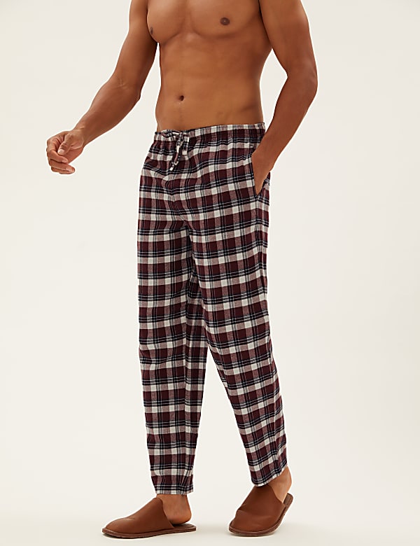 Brushed Cotton Checked Pyjama Set