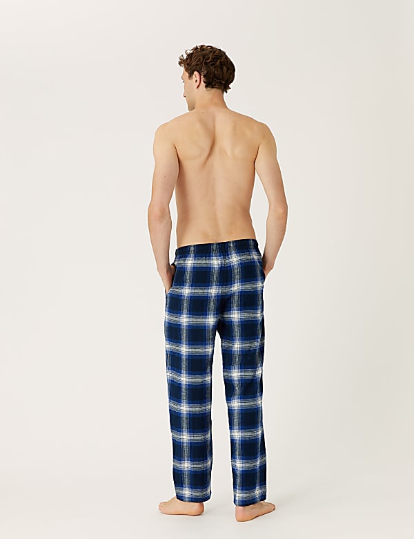 2pk Brushed Cotton Pyjama Bottoms