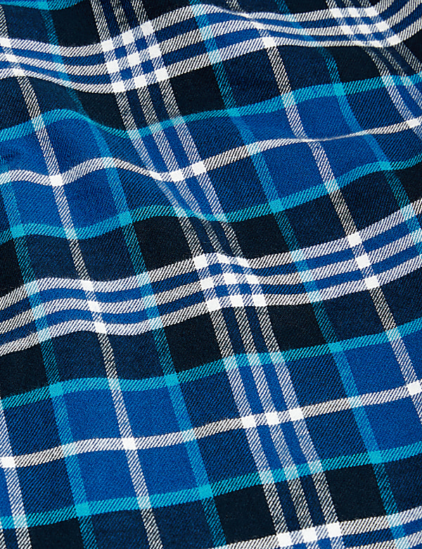 Brushed Cotton Checked Pyjama Set