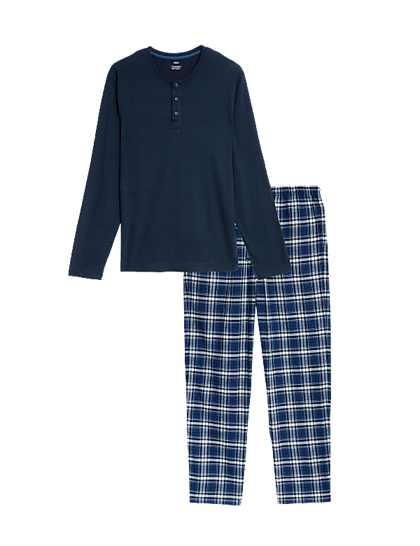 Brushed Cotton Checked Pyjama Set