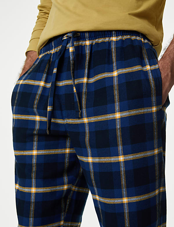 Brushed Cotton Checked Pyjama Set - VN