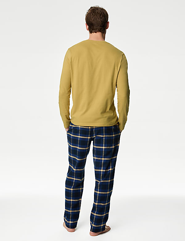 Brushed Cotton Checked Pyjama Set - VN