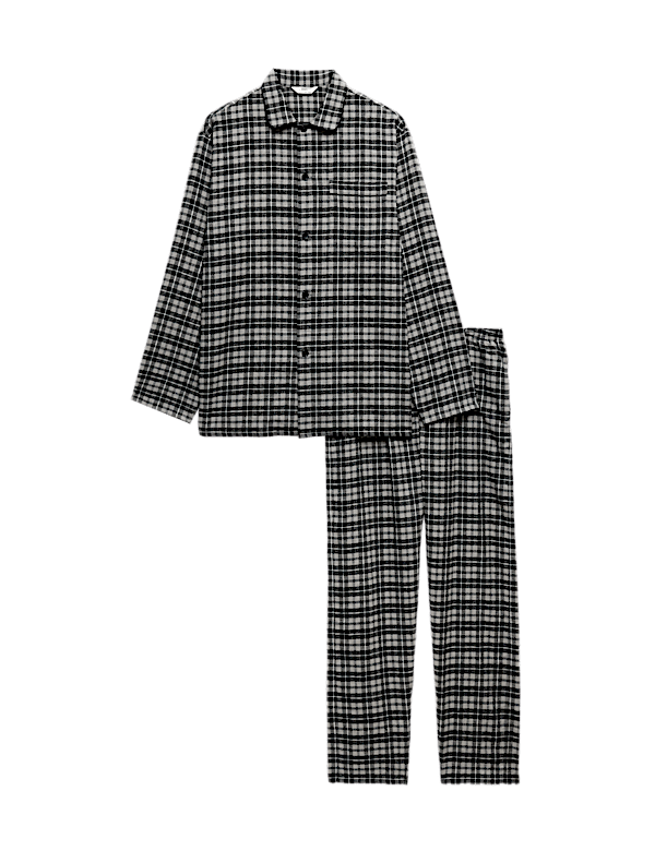Pure Cotton Brushed Check Pyjama Set