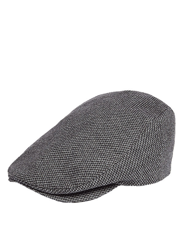 Dogstooth Flat Cap