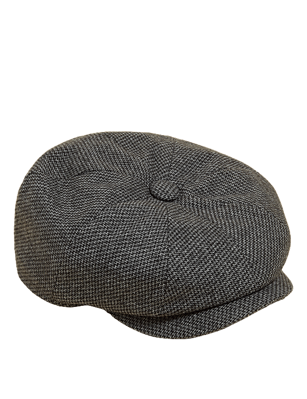 Dogstooth Baker Boy Hat with Thermowarmth™
