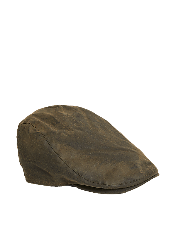 Waxed Cotton Flat Cap with Thermowarmth™