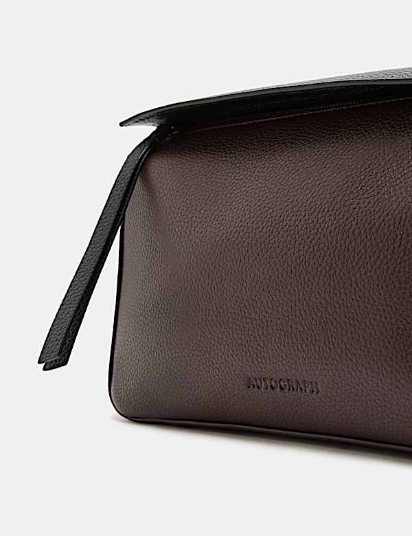Leather Pebble Grain Cross Body Bag - TW