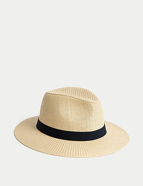 Textured Broad Brim Ambassador Hat - JO