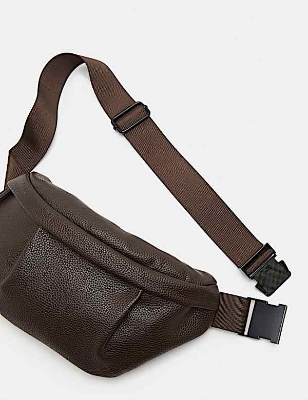 Pebble Grain Mock Leather Bumbag - CH