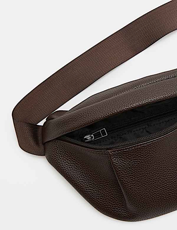 Pebble Grain Mock Leather Bumbag - CH