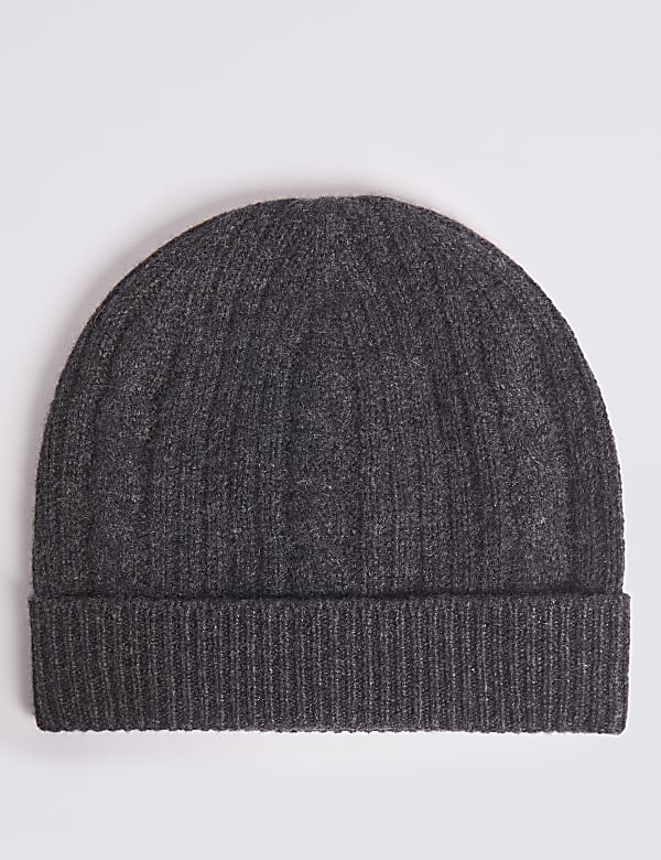 Pure Cashmere Beanie Hat - BN