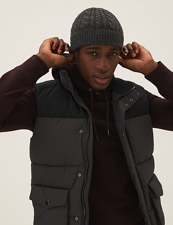 Buy Knitted Beanie Hat at Marks Spencer