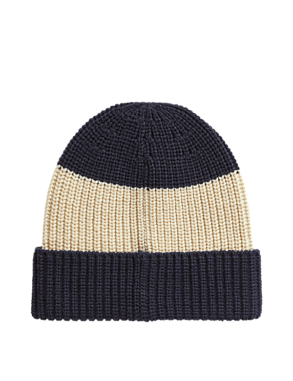 Striped Beanie Hat
