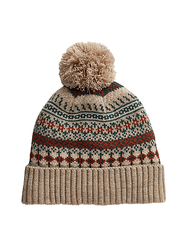 Fair Isle Beanie Hat