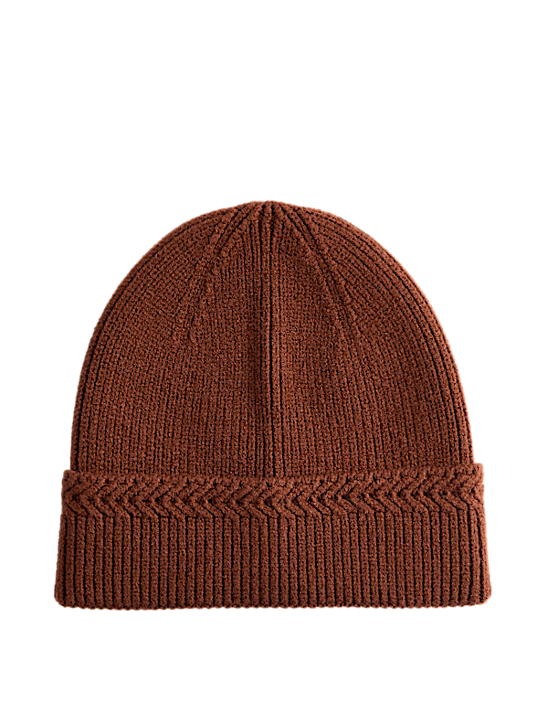 Herringbone Beanie Hat