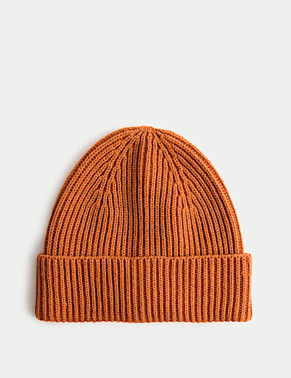 Ribbed Knitted Beanie Hat - CZ
