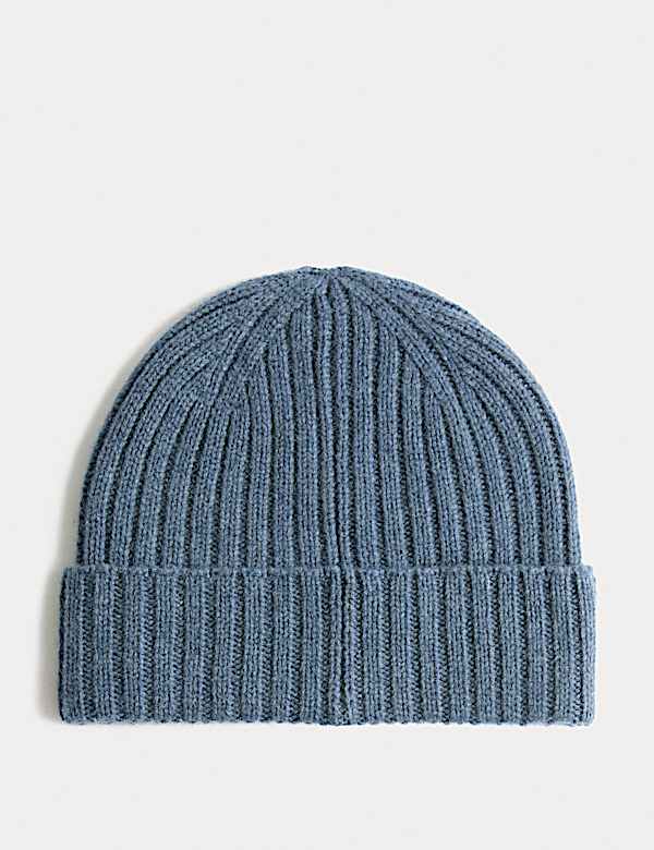 Pure Cashmere Knitted Beanie Hat - IS