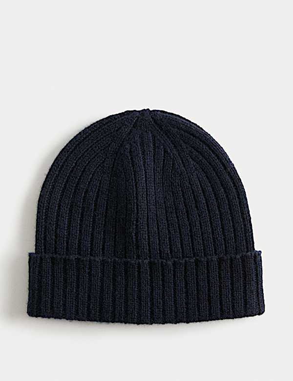 Bonnet en maille 100 % cachemire - BE