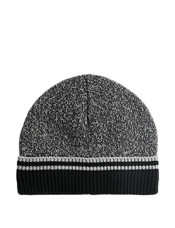 Striped Thermowarmth&trade; Beanie Hat