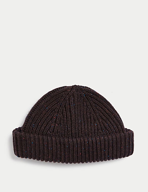 Ribbed Fisherman Beanie RAISIN Hats M S NZ