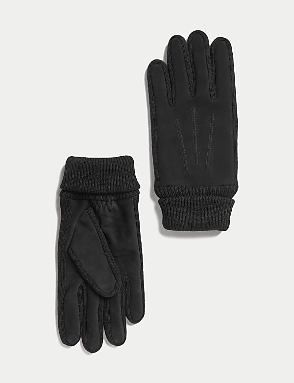 Handschoenen van nubuckleer - BE
